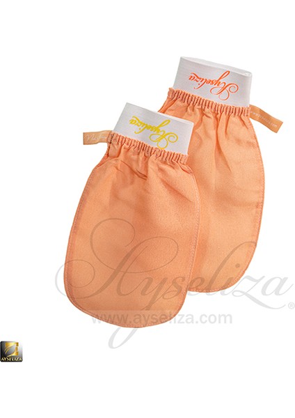 Pembe Ipek Peeling Eldiveni En Çok Satann Tırtıklı Pembe Ipek Kumaştan Ayseliza Tarafından Üretilmiştir