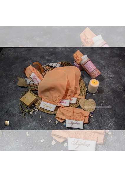 En Çok Satannlardan Pembe Pürüzsüz Türk Hamam Ipek Kesesi Eksfoliye Edici Eldiven Ayseliza Tarafından Üretilmiştir