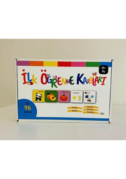 Ilk Öğrenme Kartları Bebeğimin Ilk Zeka Kartları 96 Sözcük
