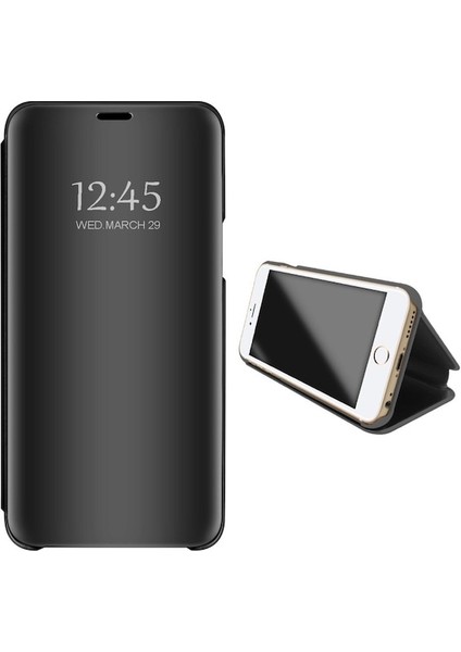 Samsung Galaxy S21 Fe Aynalı Kapaklı Standlı Kılıf