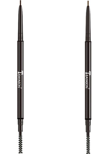 Fityle 2 Adet Kaş Kalem Çift Uçlu Tam Kaş Makyajları Dolgu Alanları Doldurur (Yurt Dışından)