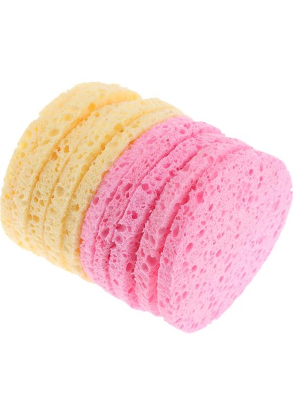 10X Doğal Eksfoliatör Yıkama Yüzü Sünger Pad Yumuşak Toz Puf Yüz Temizliği (Yurt Dışından) fiyatları