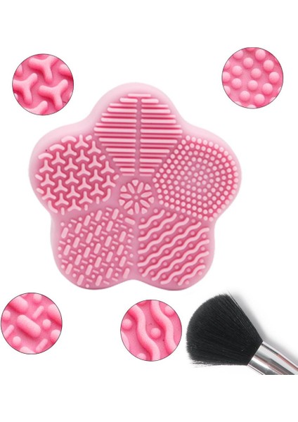 Makyaj Fırçası Temizleme Mat ve Kadınlareşler Için Köpük Süngerikızlar Taşınabilir Kırmızı (Yurt Dışından) fırsatları