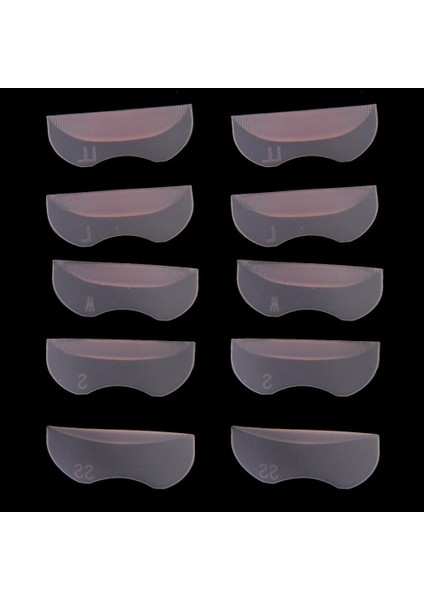 5 Çift Silikon Kirpik Kıvrımlı Perming Göz Kirpikleri Kalkan Pad (Yurt Dışından) fırsatları