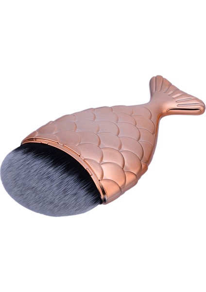 Güzellik Denizkızı Balık Ölçeği Balık Kuyruğu Alt Makyaj Fırçası Yüz Yanaklar Vakfı Gül Altın (Yurt Dışından) fiyatları
