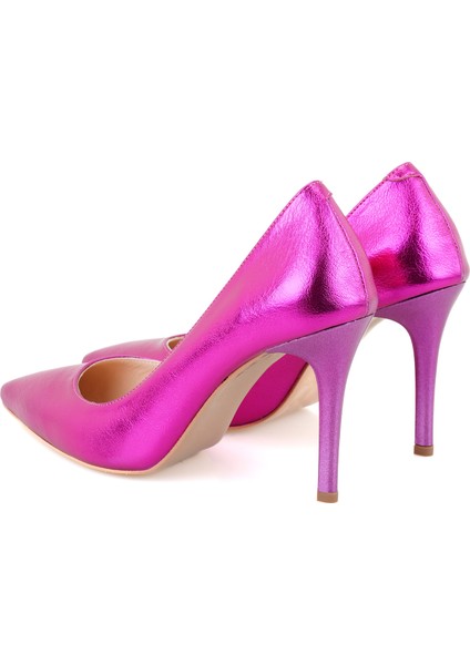 Laila Pembe Kadın Topuklu Abiye Ayakkabı indirimleri