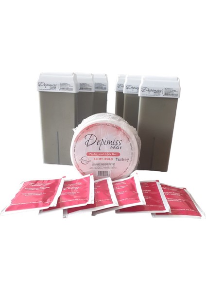 Gümüş Roll-On Kartuş Sir Ağda 100 ml 6 Adet Set