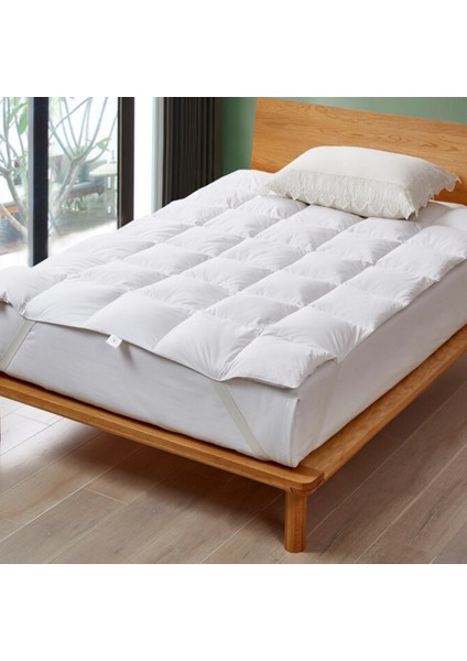 Dört Köşesi Lastikli Kapitone Desenli Yıkanabilir Silikon Yatak Koruyucu Yatak Pedi