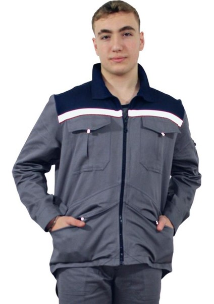 PMP04Y Unisex Gri Plus Gabardin Yazlık Mont