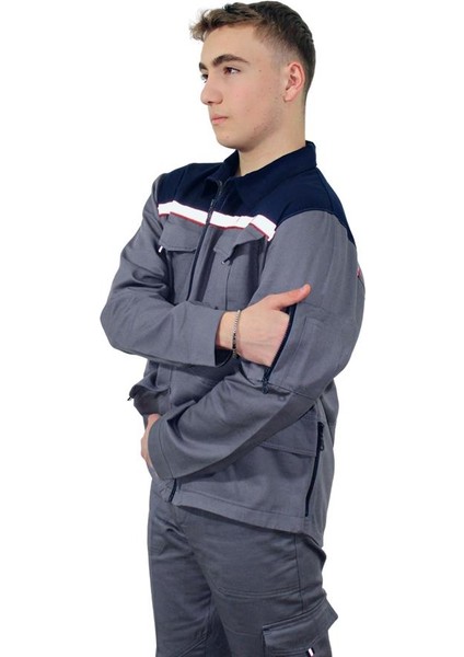 PMP04Y Unisex Gri Plus Gabardin Yazlık Mont
