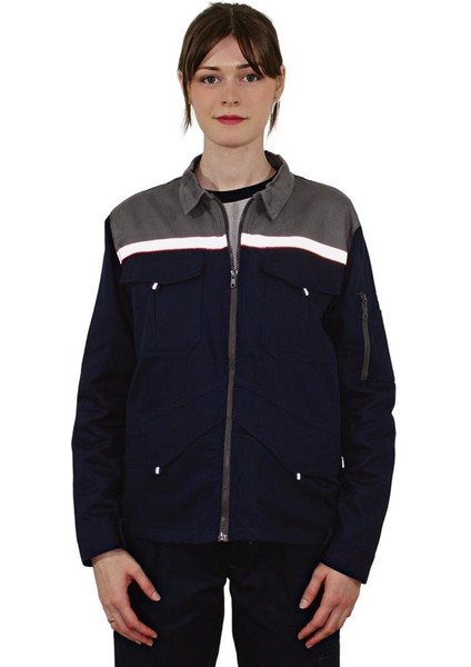 PMP06Y Unisex Lacivert Plus Gabardin Yazlık Mont