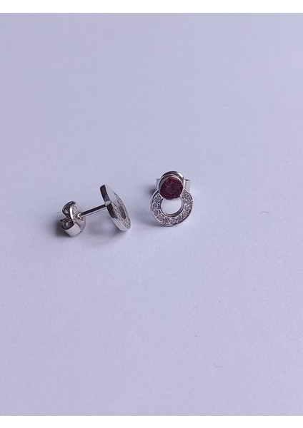 925 Ayar Zirkon Taşlı Damlalı Düğme Model Trend Çivili Kadın Küpe Yılbaşı Yeni Yıl Hediye fırsatları