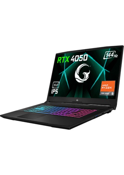 Game Garaj Slayer R5-4050 C1 R5-7535HS 16GB 500GB SSD RTX4050 15.6" Fhd IPS 144Hz Dos, Çanta Hediyeli