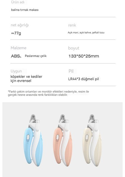 Pet Tırnak Makası Kedi Tırnak Makası Köpek Tırnak Makası Makas (Yurt Dışından) fırsatları