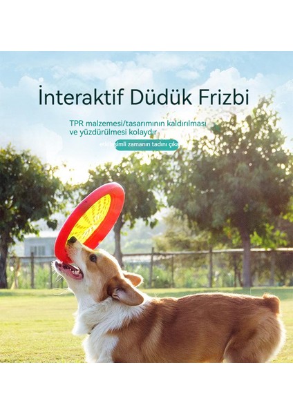 Eğitim Köpeği Fırlatma Sesi Islık Frizbi (Yurt Dışından)