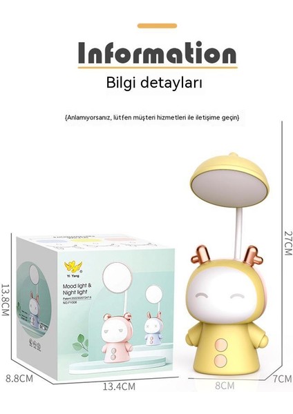 Cartoon LED Folding Charging Desk Lamp ... (Yurt Dışından)