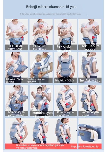 Çok Fonksiyonlu Depolama Bebek Bel Taburesi (Yurt Dışından) indirimleri