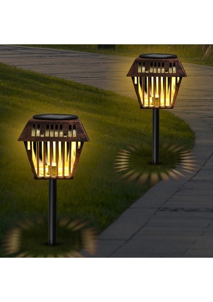Top One Solar Bahçe Lambaderi Ferforje Elmas Şeklinde Boş Dekoratif Lamba Bahçe Peyzaj Lambası () (Yurt Dışından) modelleri