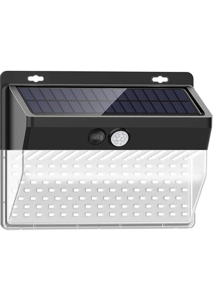 Mbw Güneş Duvar Işık 206 LED Insan Vücudu Indüksiyon Duvar Siyah () (Yurt Dışından)