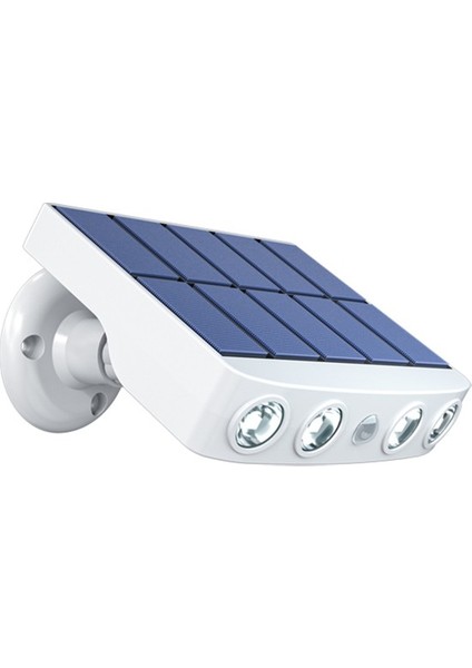 Buyfun Güneş Duvar Lambası Açık Ultra Ince Su Geçirmez LED Sıcak Beyaz () (Yurt Dışından)