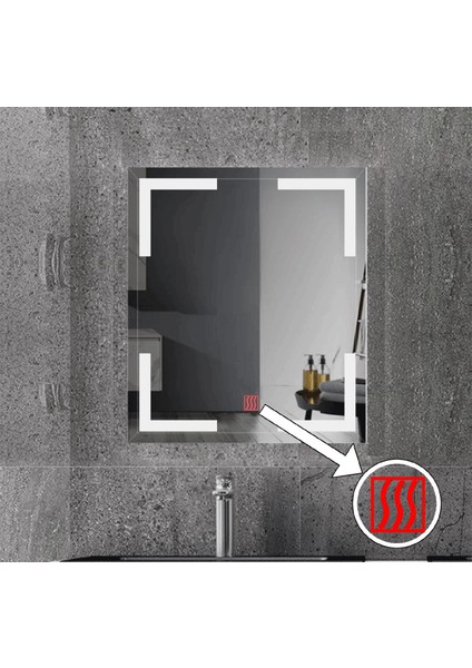 Buğu Çözücülü Kumlamalı Banyo Aynası modelleri