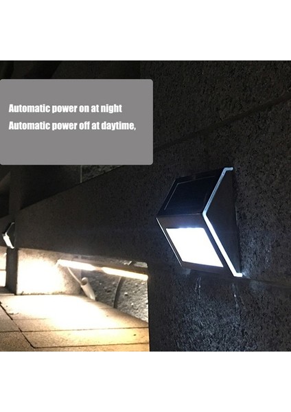 Mbw 3 LED Paslanmaz Çelik Güneş Bahçe Işık Açık Merdiven Beyaz () (Yurt Dışından) modelleri