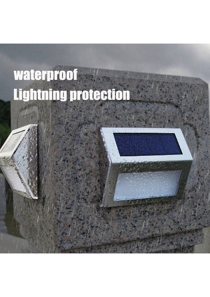 Mbw 3 LED Paslanmaz Çelik Güneş Bahçe Işık Açık Merdiven Beyaz () (Yurt Dışından) fırsatları