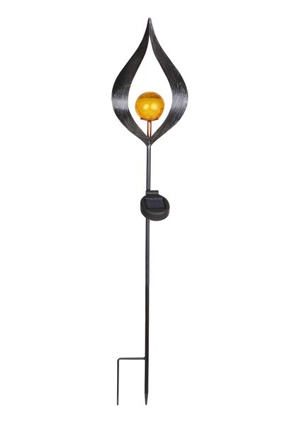 Buyfun Güneş LED Benzet Alev Işık Çim Fener Lamba Geçit Çim () (Yurt Dışından)