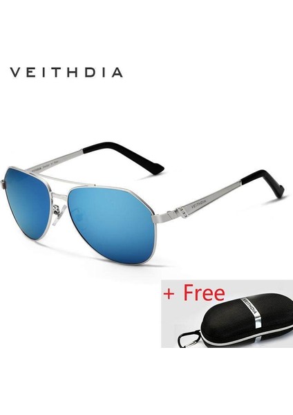 Veıthdıa Marka Paslanmaz Çelik Erkek Güneş Gözlüğü Polarize Ayna Lens Gözlük Aksesuarları Erkekler Için Sürüş Güneş Gözlükleri 3559 (Yurt Dışından)