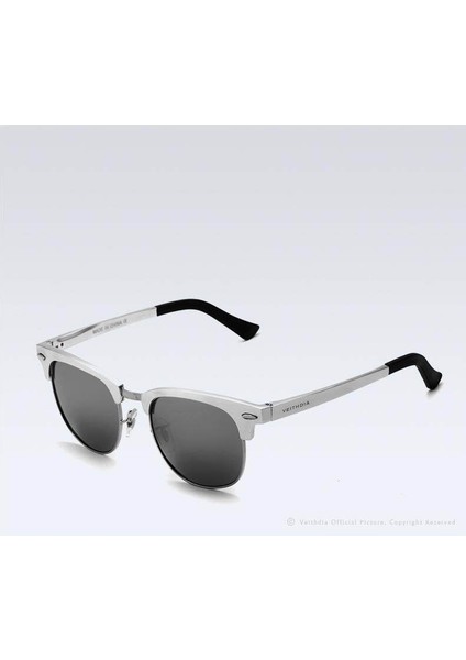 Unisex Retro Alüminyum Magnezyum Marka Güneş Gözlüğü Polarize Lens Eski Açık Gözlük Aksesuarları Güneş Gözlüğü Oculos 6690 (Yurt Dışından)