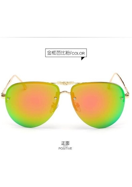 Aoron A309 Moda Polarize Güneş Gözlüğü, Yarım Çerçeve Bayan Anti Uv Güneş Gözlüğü, Trendy Güneş Gözlüğü (Yurt Dışından)