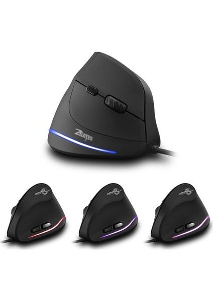 Buyfun Zelotes T-20 Şarj Edilebilir Kablolu Ergonomik Dikey Fare () (Yurt Dışından) indirimleri