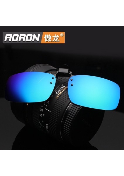 Aoron Yeni Polarize Klip Miyop Klip Güneş Gözlüğü Güneş Gözlüğü ve Moda Renkli Film Klibi B399 Açabilir (Yurt Dışından)
