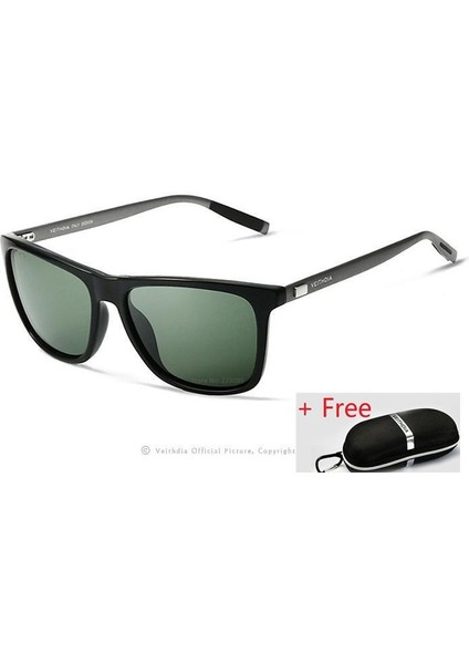 Veıthdıa Marka Unisex Retro Alüminyum + TR90 Güneş Gözlüğü Polarize Lens Eski Gözlük Aksesuarları Güneş Gözlüğü Erkekler/kadınlar Için 6108 (Yurt Dışından)