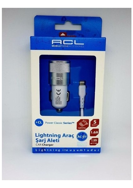 Acl Ac-07 Lightning Araç Şarj Aleti (Yurt Dışından) fiyatları