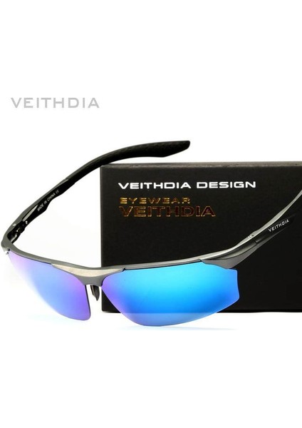 Alüminyum Magnezyum Marka Polarize Erkek Güneş Gözlüğü Spor Güneş Cam Erkekler Için Sürüş Ayna Gözlük Erkek Oculos Masculino 6576 (Yurt Dışından)