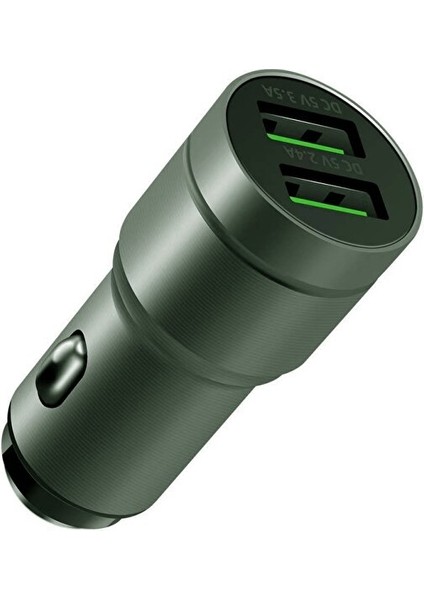 Concord C-770 2.4A – 3.5A Çift USB Araç Şarj Cihazı (Yurt Dışından)