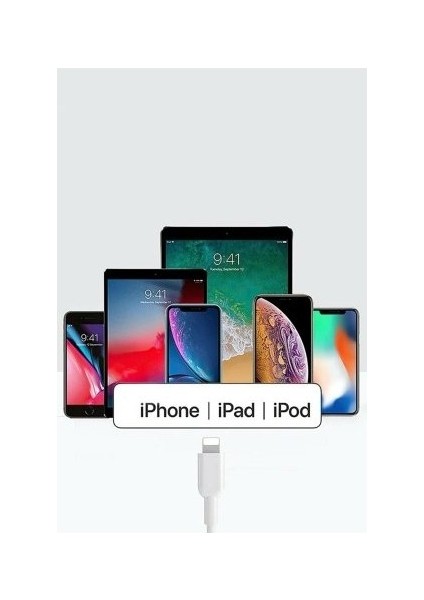 Space-M Ios Usb-C To Lightning Şarj Kablosu (2 Metre) Hasır Kablo Yeni Nesil Usb-C Lightning Hızlı Şarj Kablosu (Yurt Dışından)