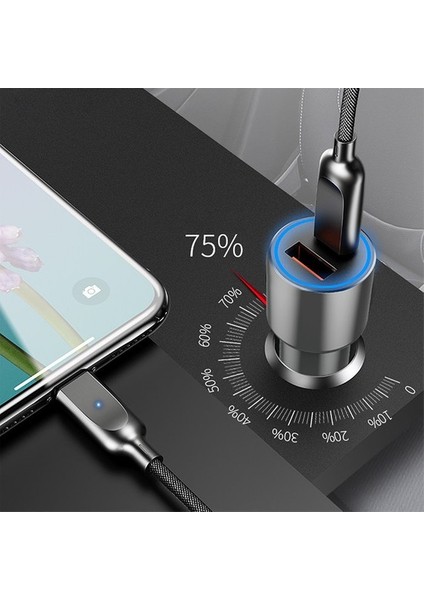 Wiwu PC100 Araç Şarj Cihazı Pd + USB 18W Hızlı Şarj Aleti 2.4A Qualcomm 3.0 Çakmaklık Tipi (Yurt Dışından) modelleri