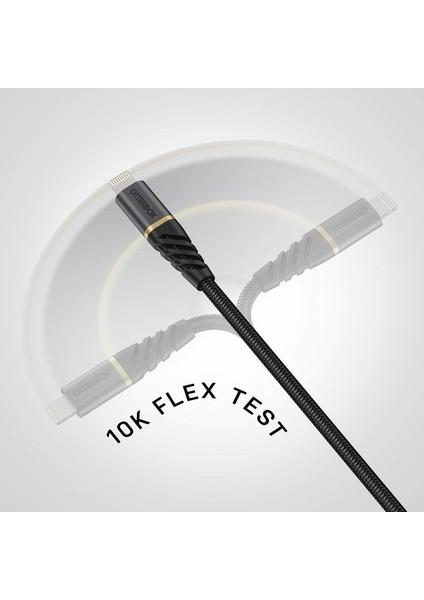 Otterbox Performance Plus Lightning To Usb-C iPhone Uyumlu Şarj Kablosu 1m () (Yurt Dışından)
