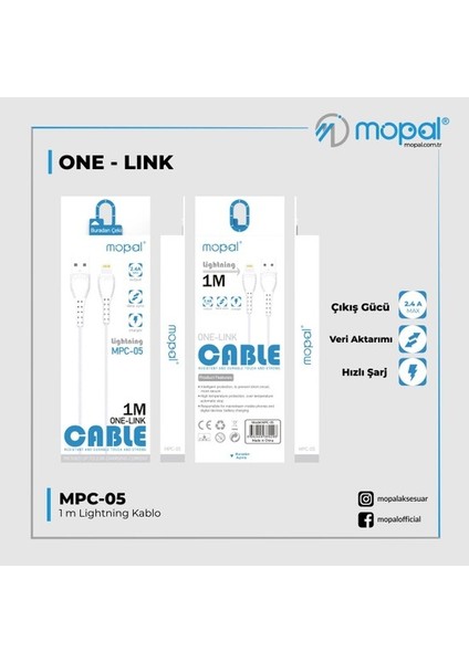 Mopal Lightning Şarj Aleti (Yurt Dışından)