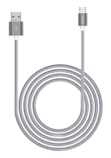 Benks Type-C USB Kablo 2.1A Şarj Kablosu 120 cm (Yurt Dışından)