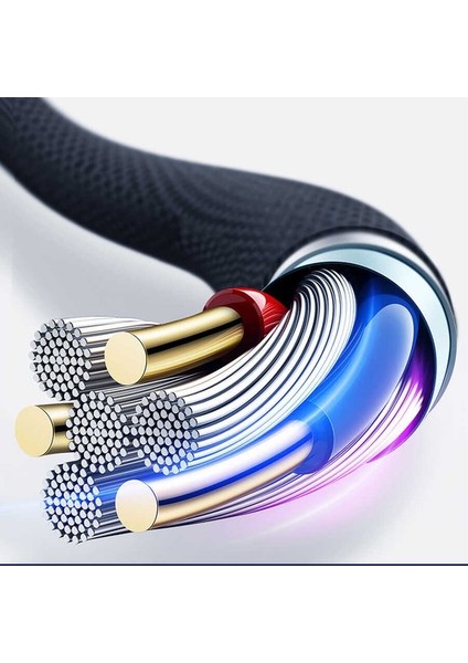 Wiwu Elite ED-105 2 In 1 Lightning Pd & USB Kablo 3A Hızlı Şarj Kablosu Data Kablo (Yurt Dışından)