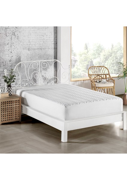 Herakleıa Home kapitone Fitted Sıvı Geçirmez Yatak Koruyucu Alez fiyatları