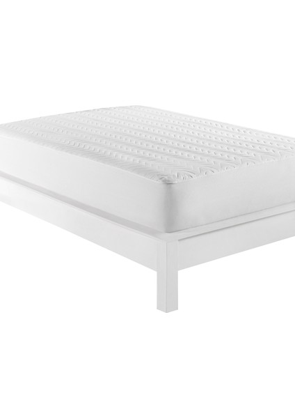 Herakleıa Home kapitone Fitted Sıvı Geçirmez Yatak Koruyucu Alez