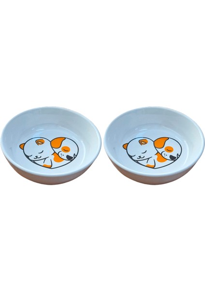 2 Li Yıkanabilir Seramik Mama ve Su Kabı 14 cm 250 ml No:4