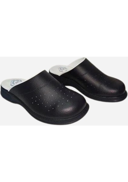 Lacivert Medikal Hastane Mutfak Ortopedik Deri Terlik fiyatları