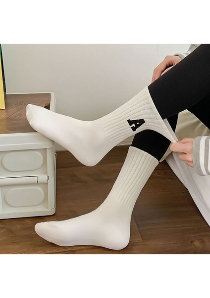 12’li Unisex Harf Tenis Çorap modelleri