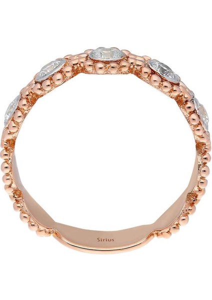 G Renk 0,35 Karat 5 Taşlı Pırlanta Vintage Yüzük 0423R0142 modelleri