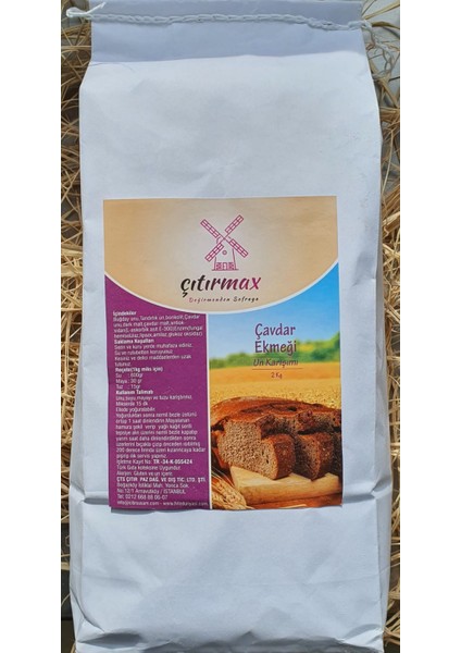 ÇITIRMAX Çavdar Ekmeği Un Karışımı 2kg